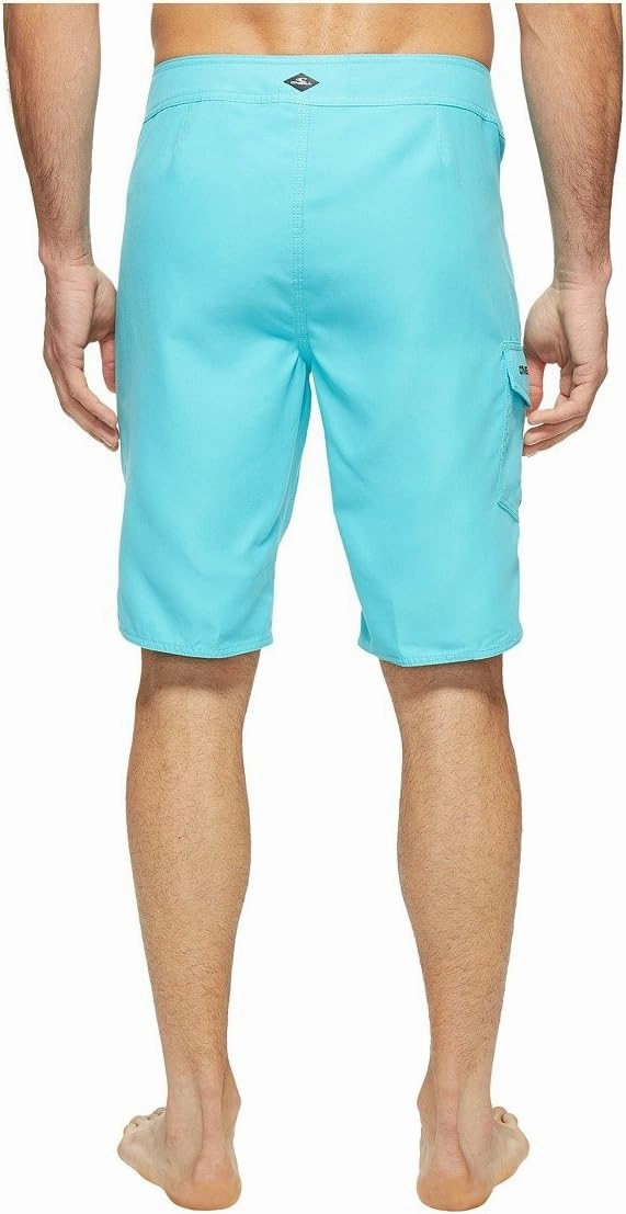 O'NEILL Men's 21 Inch Solid Boardshorts-Water Resistant Swim Trunks for Men with Quick Dry Stretch Fabric and Pockets