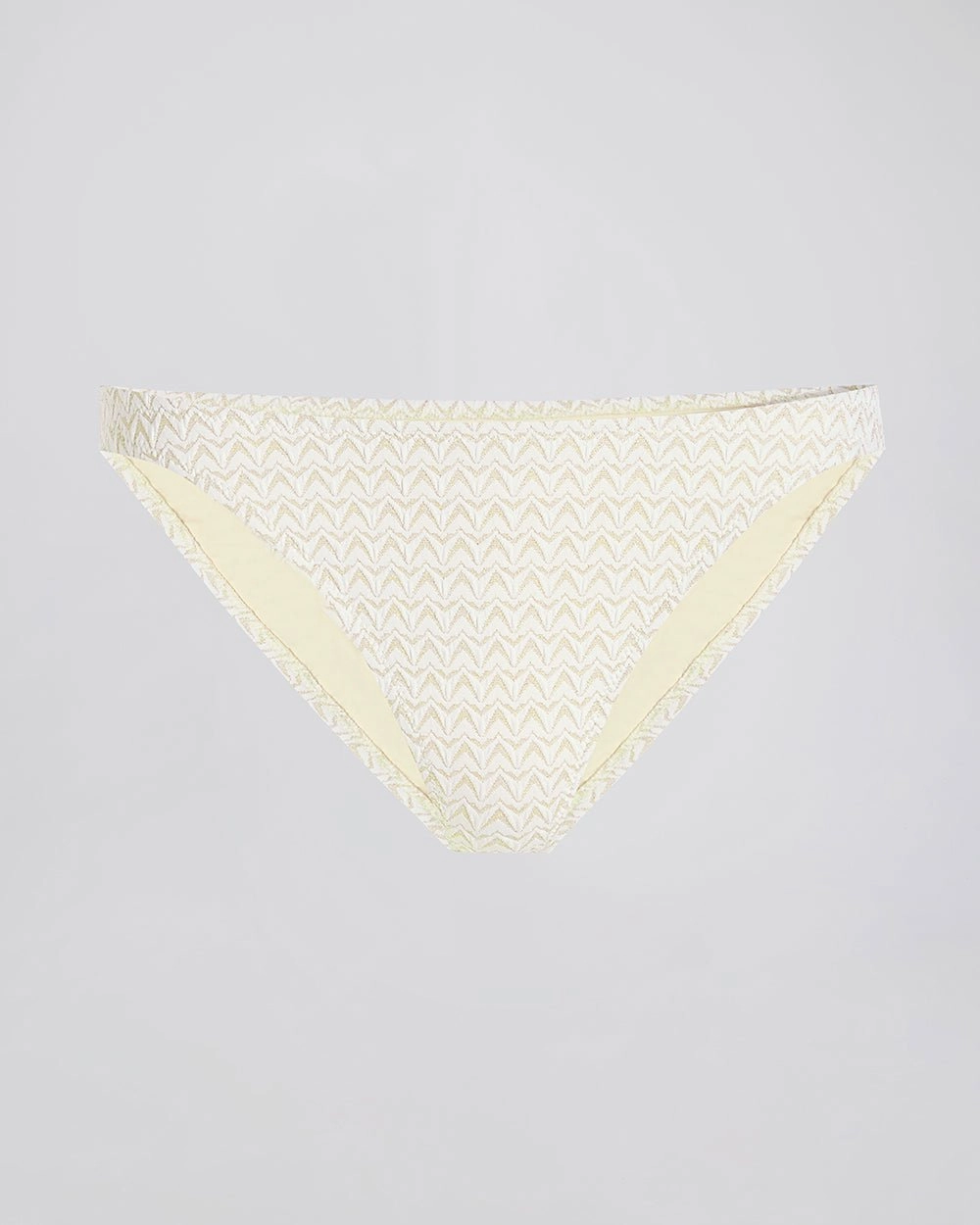 Odessa Bikini Bottom Jacquard Ecru