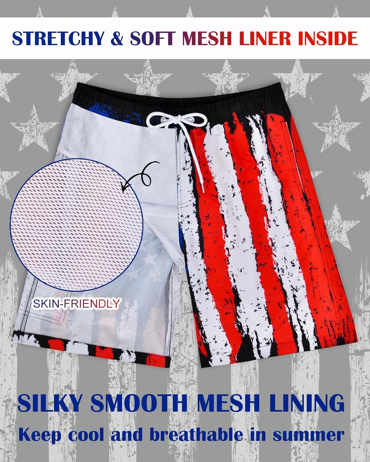 OlyPegic Mens Swim Trunks 9 Inch Quick Dry Board Shorts Mens Bathing Suit Beach Swimwear Mesh Lining with Zipper Pock