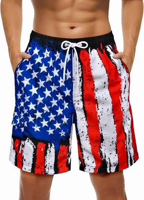 OlyPegic Mens Swim Trunks 9 Inch Quick Dry Board Shorts Mens Bathing Suit Beach Swimwear Mesh Lining with Zipper Pock