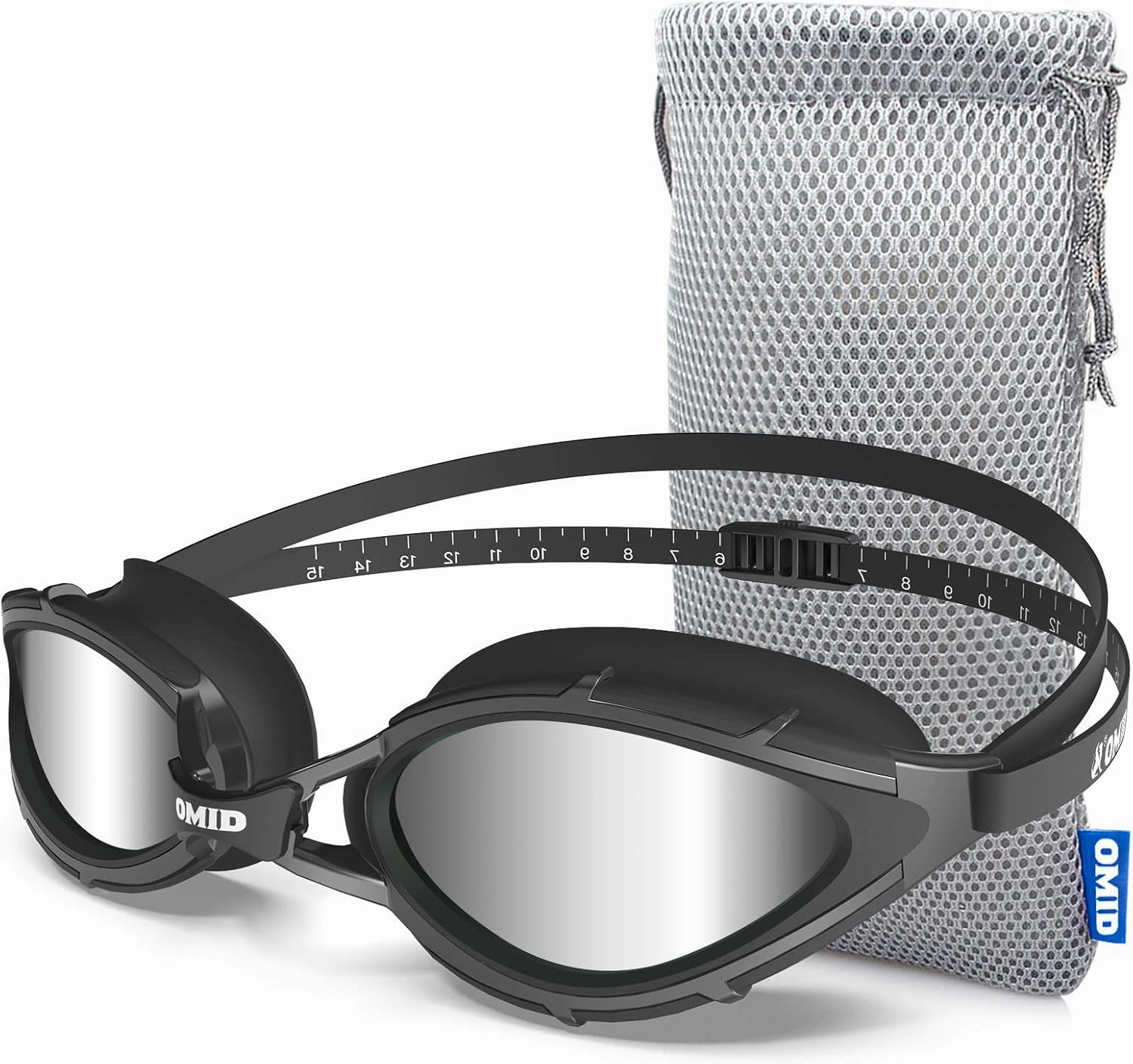 OMID Swimming Goggles, P1 Non-Polarized/Polarized Swim Goggles Anti-Fog for Men Women Adult Youth