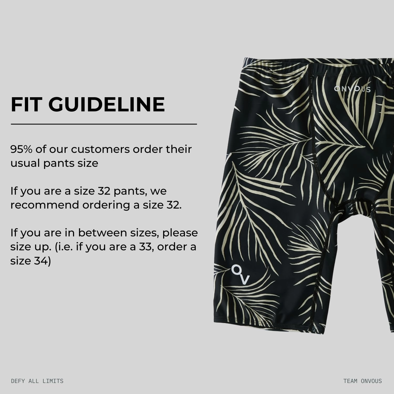 Onvous Swim Jammers for Men | Men's Athletic Swimwear Jammer | Mens Jammer for Swimming | Mens Swim Jammers Size 28-38