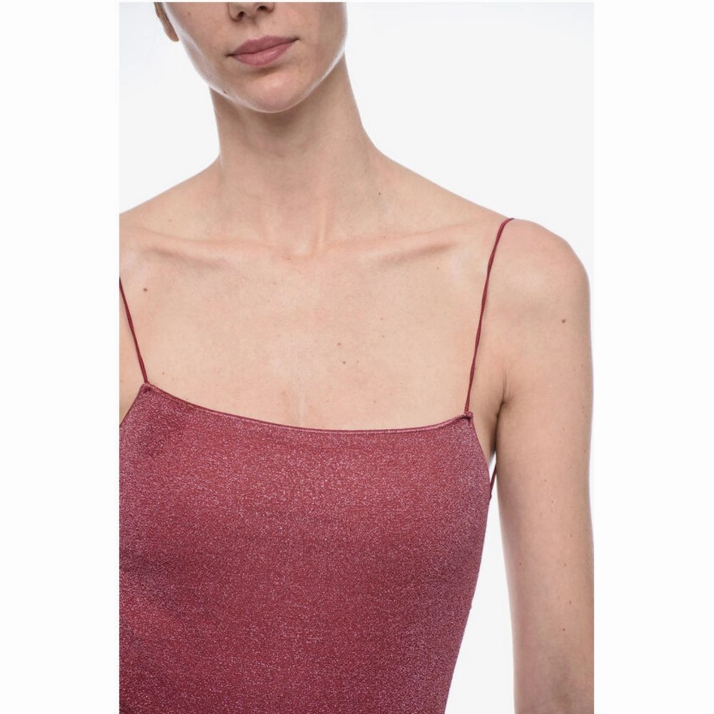 Osree Lurex One-Piece Swimsuit with Sel-Tie Women's Details