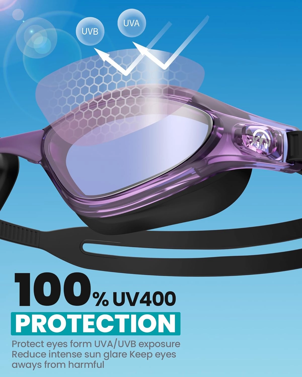 OutdoorMaster Goby Swim Goggles, Anti-fog Swimming Goggles No Leaking UV Protetion Adults Men Women Youth