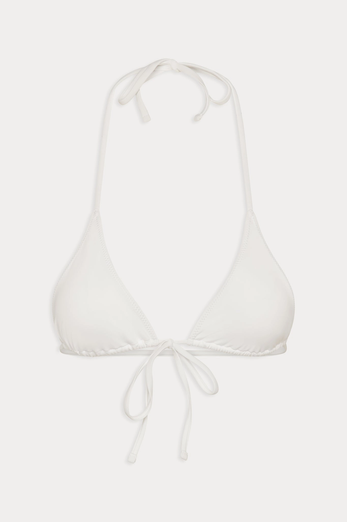 Paradise Halter Bikini Top - Optic White