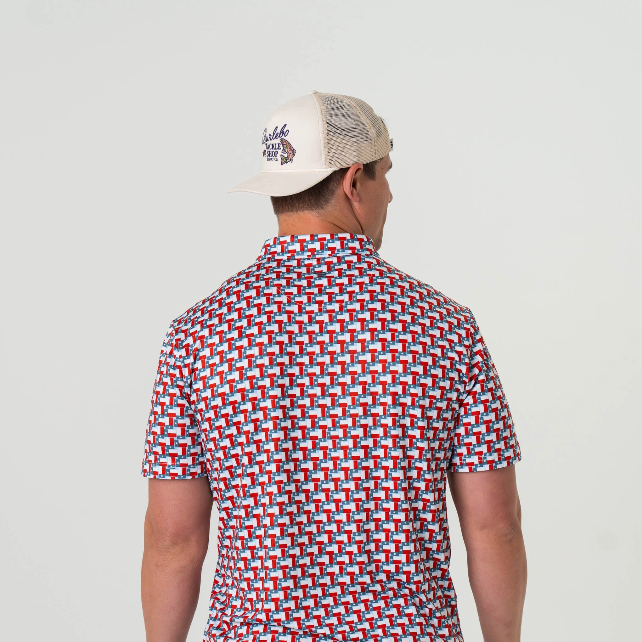 Performance Polo - Texas Flag