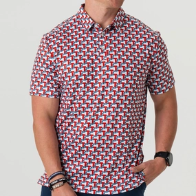 Performance Polo - Texas Flag