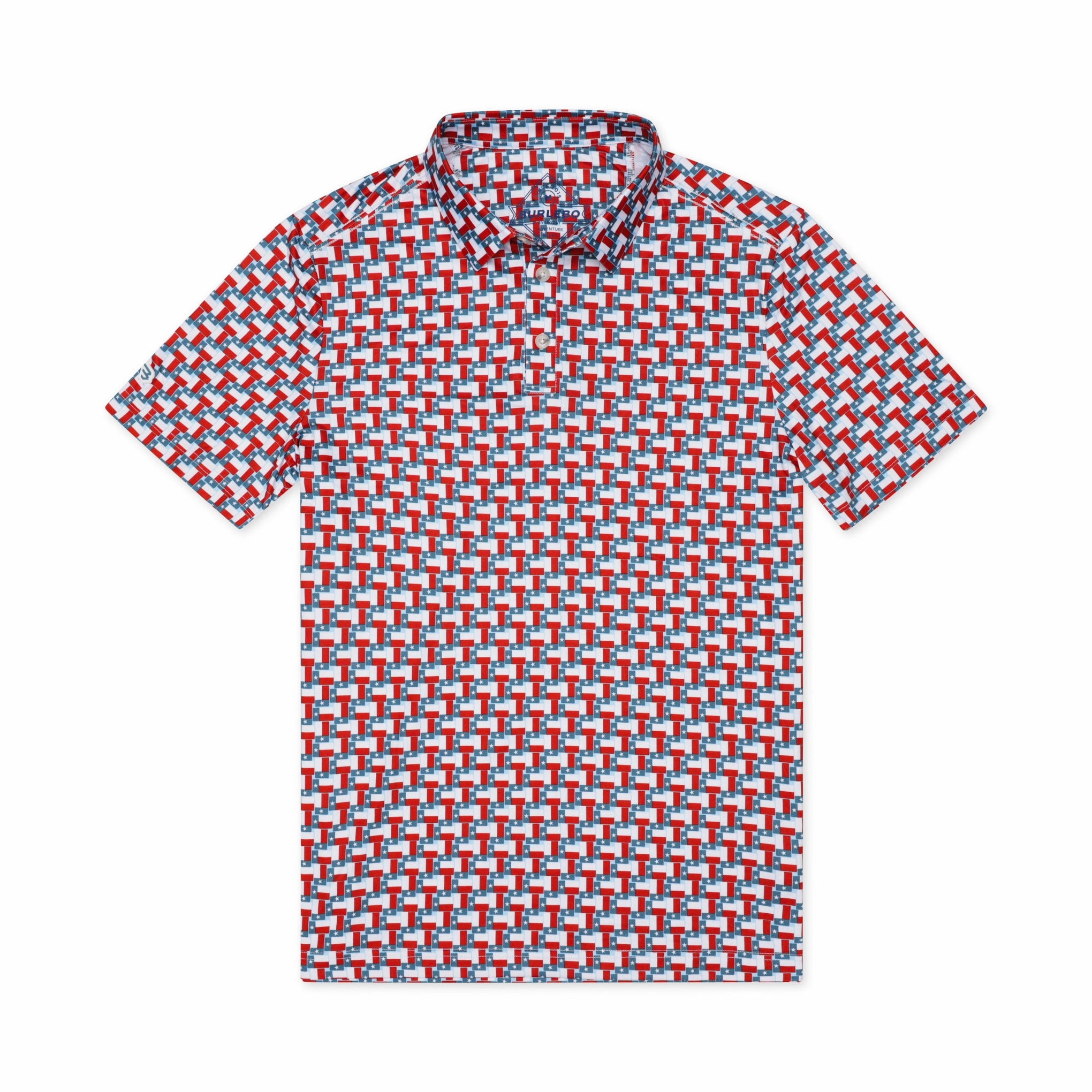 Performance Polo - Texas Flag