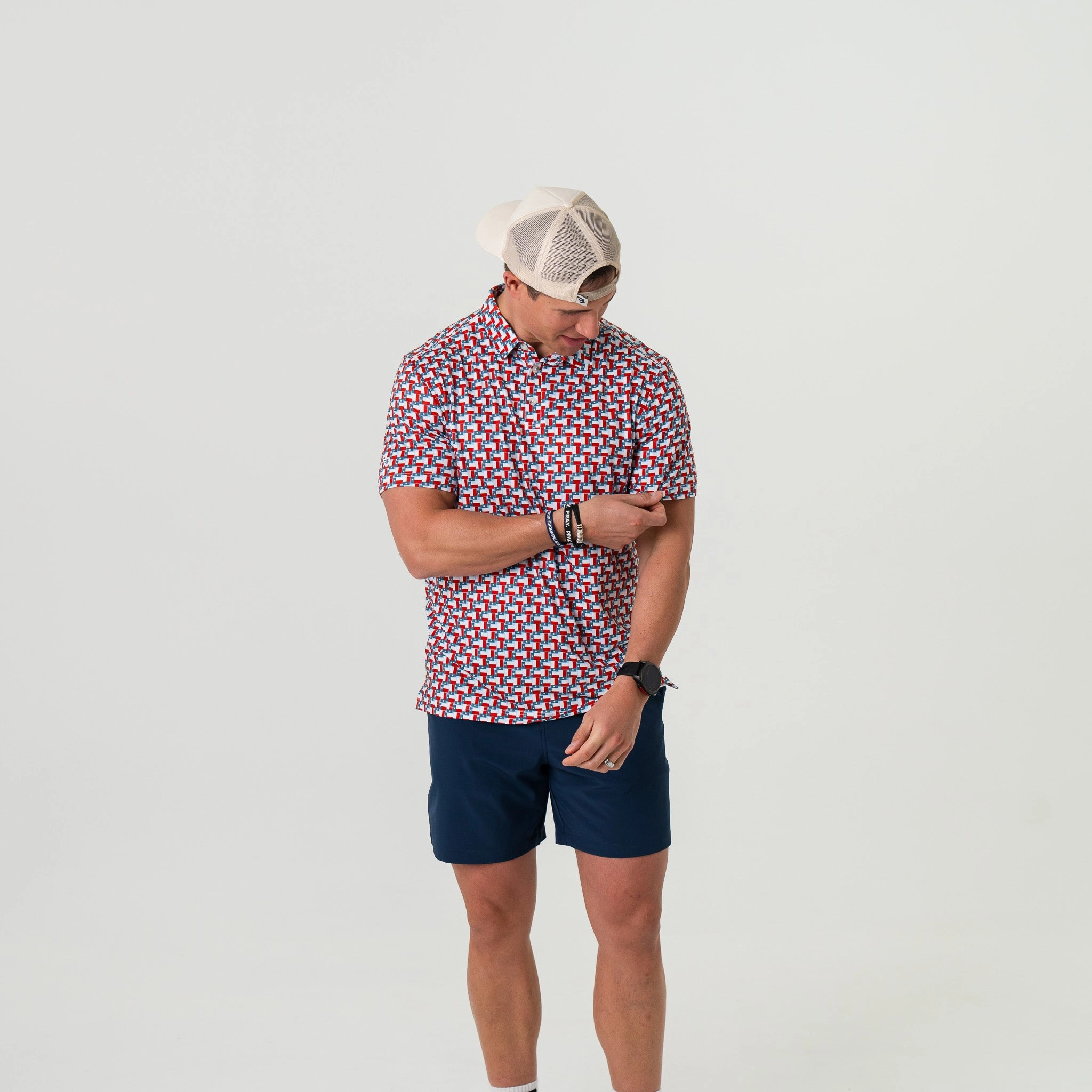 Performance Polo - Texas Flag