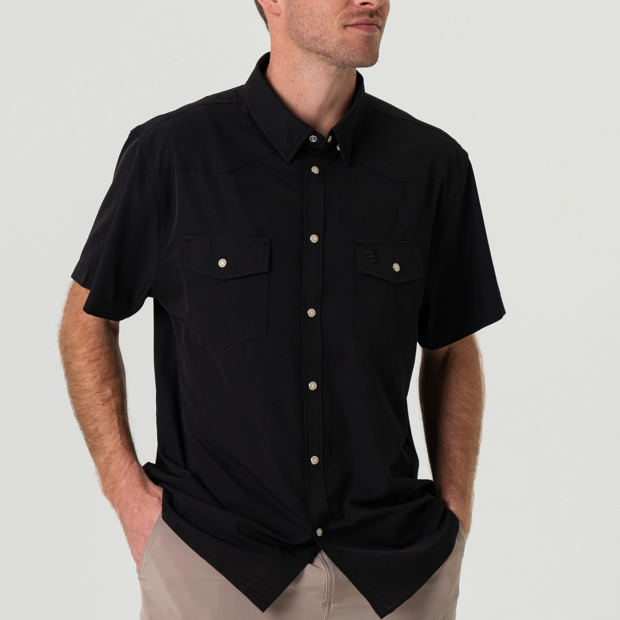 Performance Western Shirt -  Black