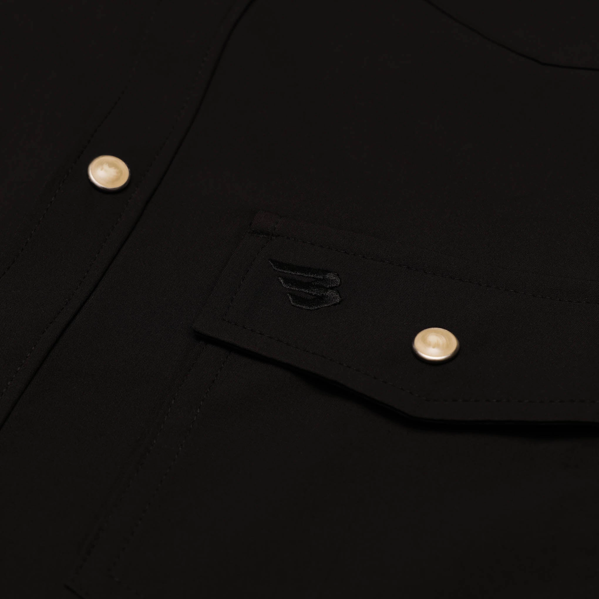 Performance Western Shirt -  Black