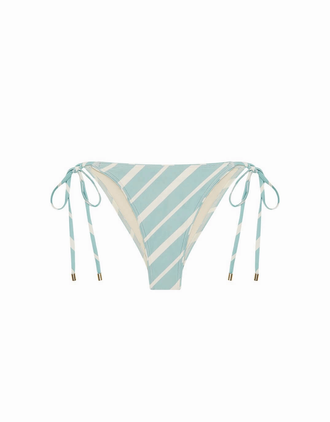 Piped Essential String Bikini Bottom, Mineral