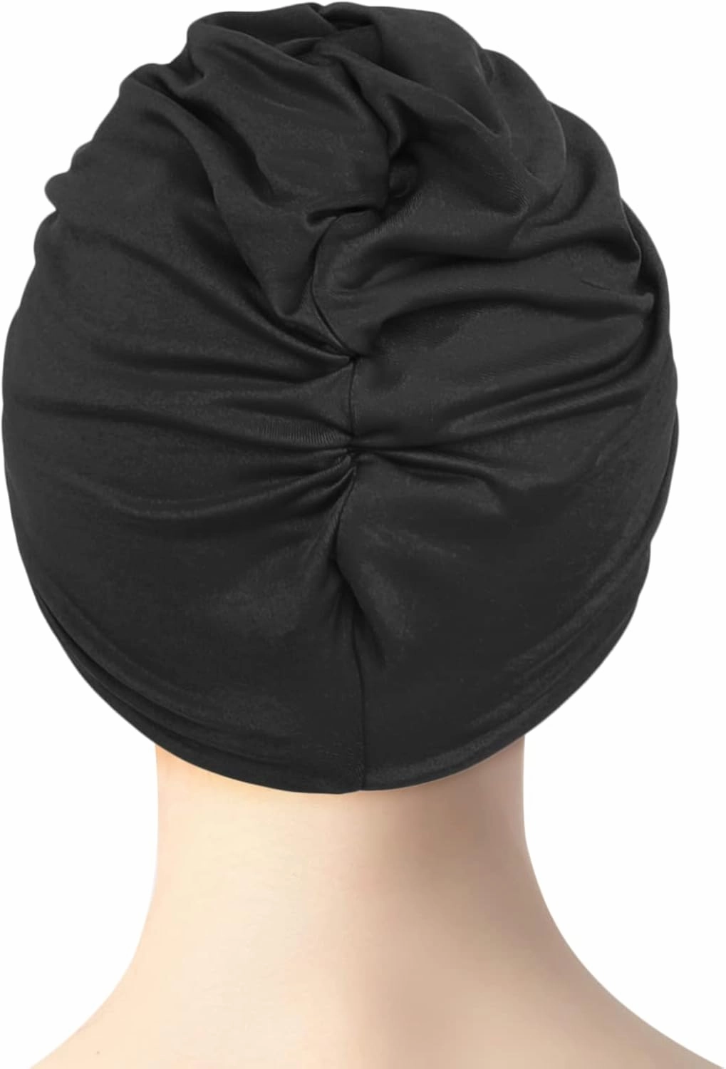 Pleated Swim Cap Ladies Swimming Hat Fabric Swim Caps for Women Turban Hat Elastic Bathing Cap Bonnet for Sleeping