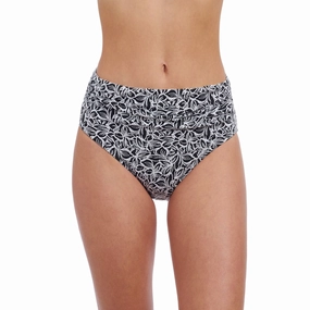 Plumeria Mid-rise Shirred Pant