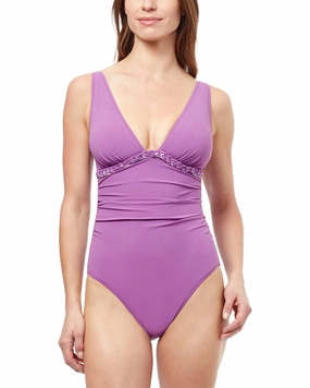 Profile by Gottex Deep V One-Piece