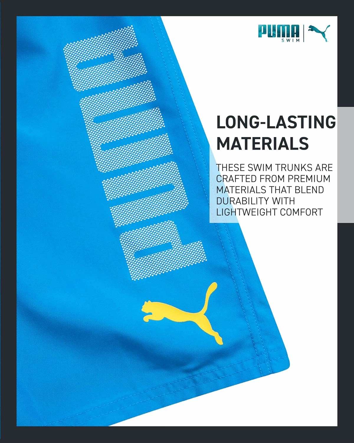 PUMA Boys Swim Set - Bathing Suit Swim Trunks with Matching Basic Short Sleeve T-Shirt - Swimwear Set for Big Boys (8-20)