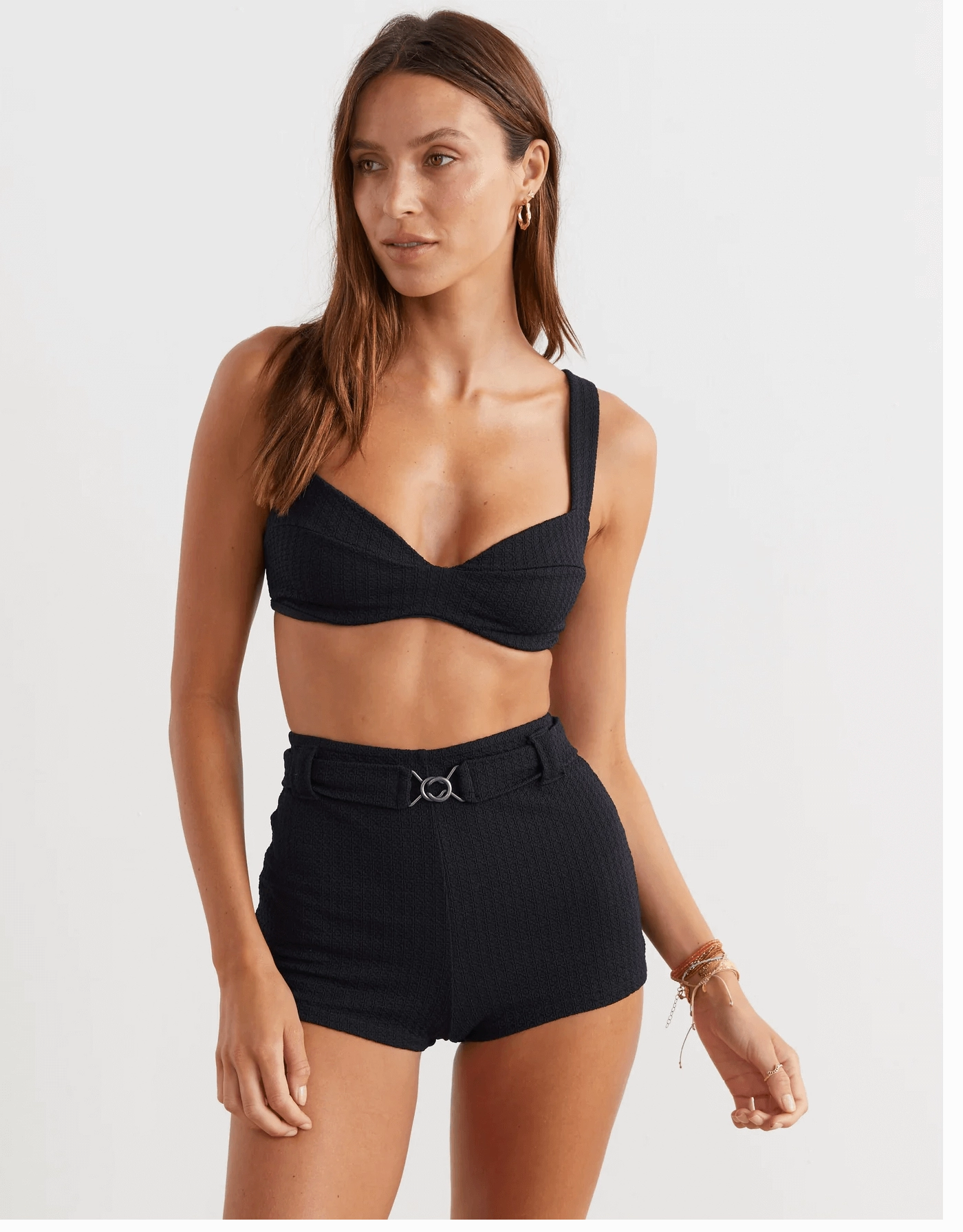 RA Freddy Underwire Bikini Top, Black