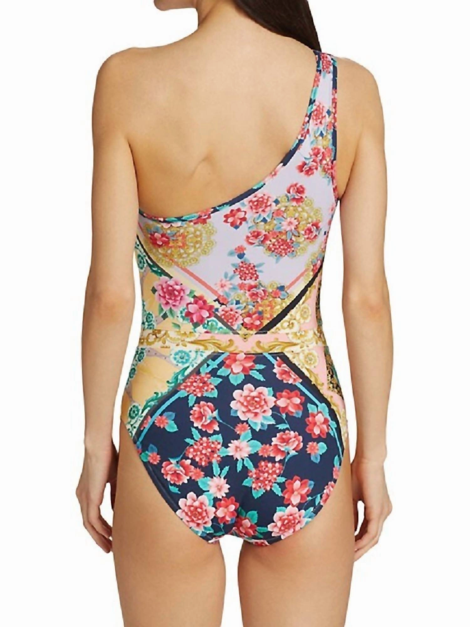Raina One-Shoulder One Piece Swimsuit In Multi