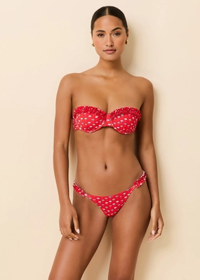 Ramona Bikini Top Ditsy Umbrella Print