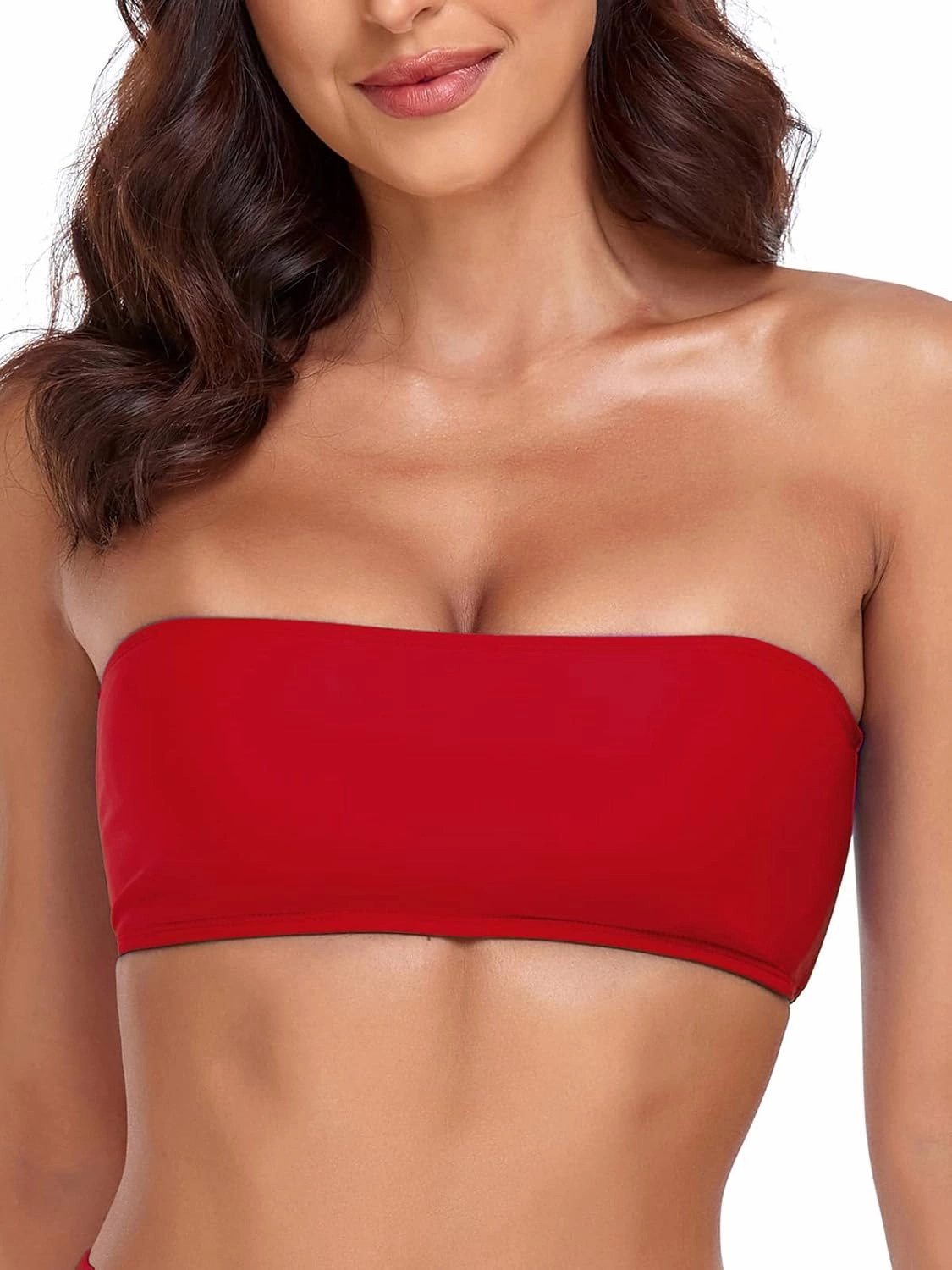 RELLECIGA Women's Bandeau Bikini Top