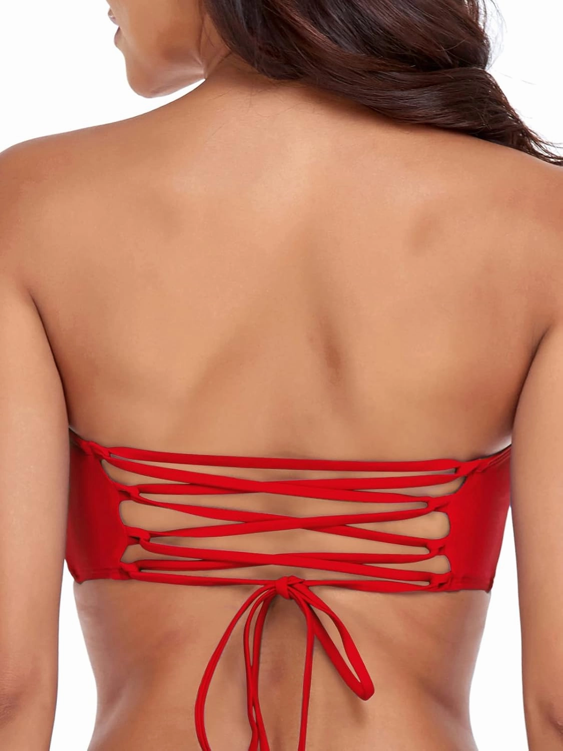 RELLECIGA Women's Bandeau Bikini Top
