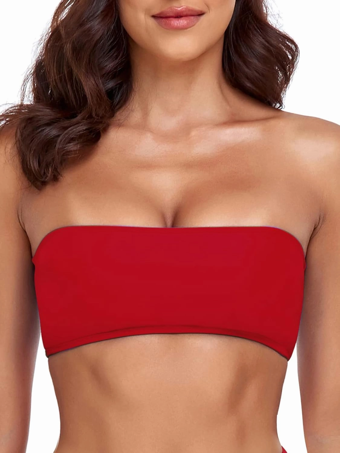 RELLECIGA Women's Bandeau Bikini Top