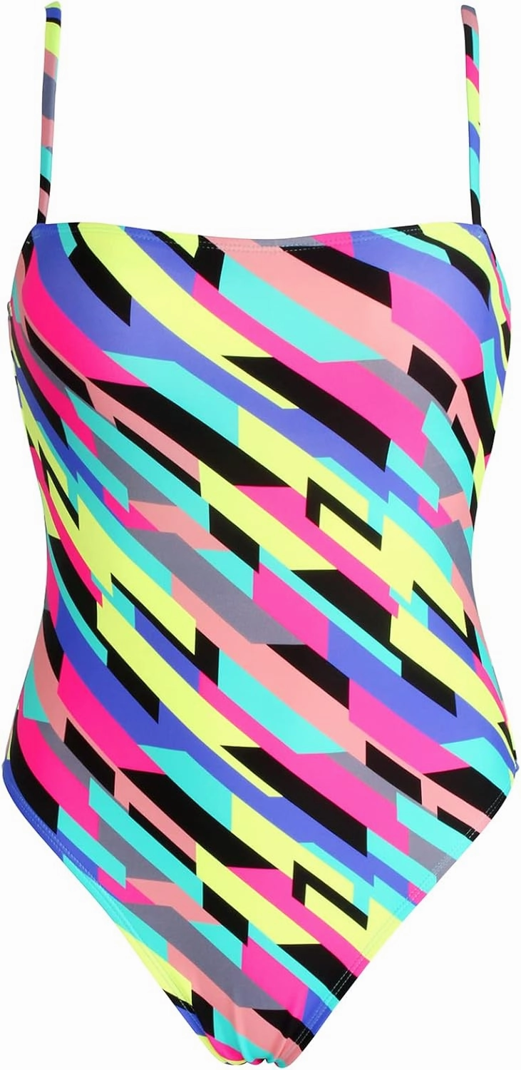 RELLECIGA Women's Bandeau One Piece Swimsuits