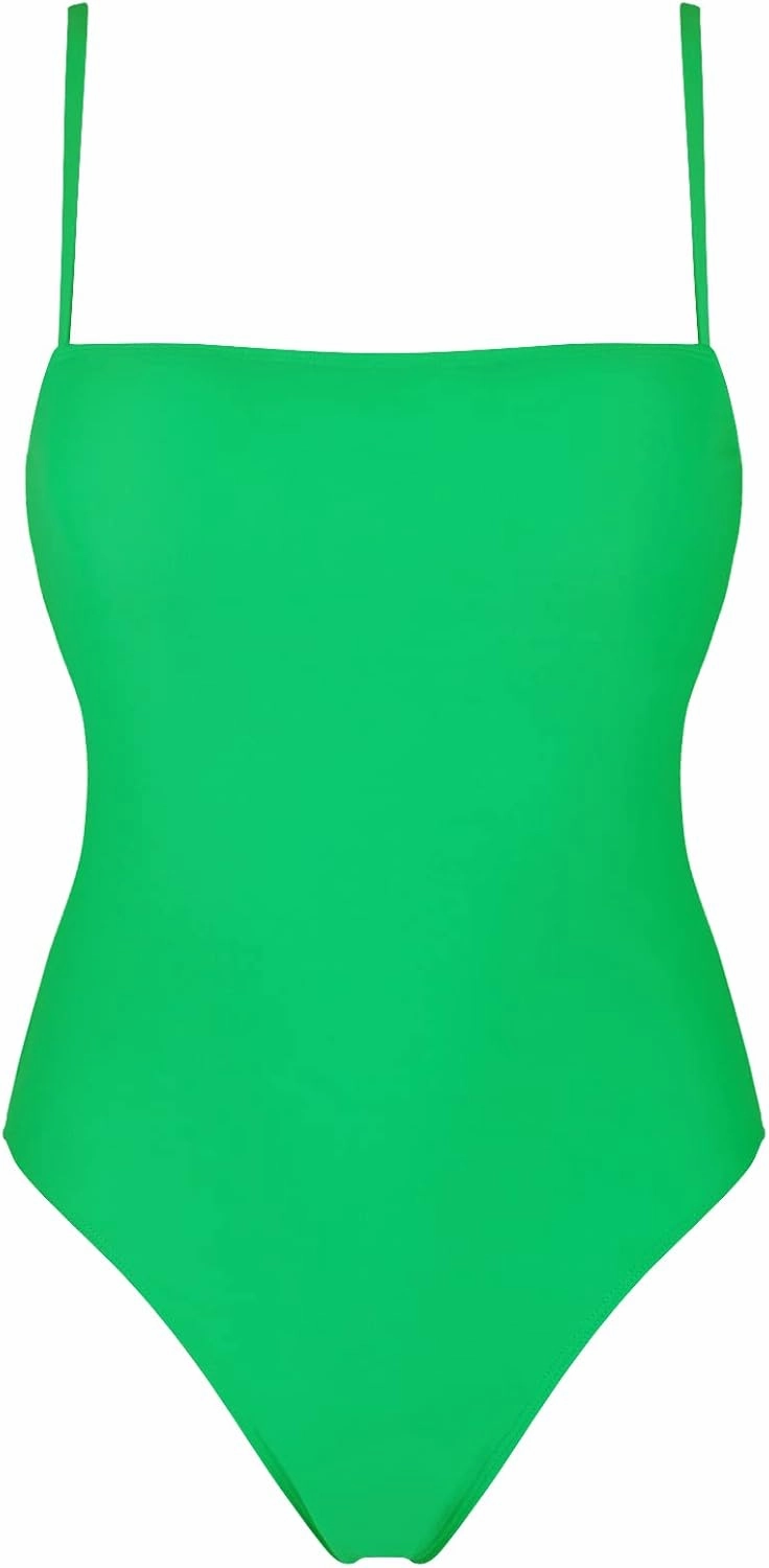 RELLECIGA Women's Bandeau One Piece Swimsuits