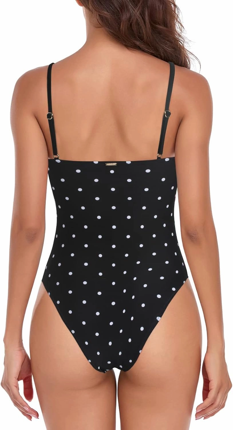 RELLECIGA Women's Bandeau One Piece Swimsuits