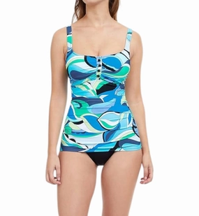 Retro Love Tankini In Multi Color