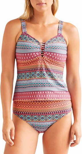 Reversible Tankini In Daiquiri