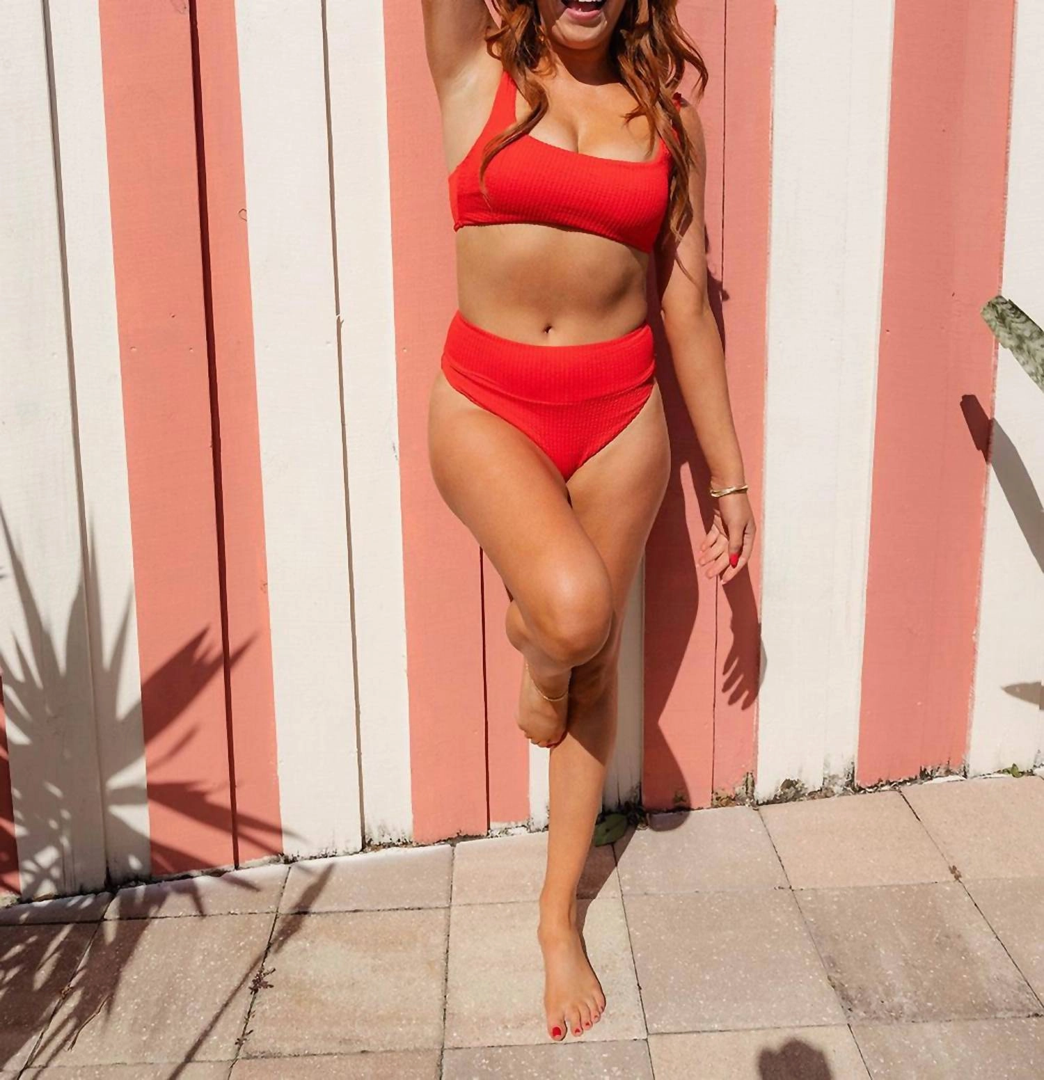 Rita Hot Swimsuit In Red