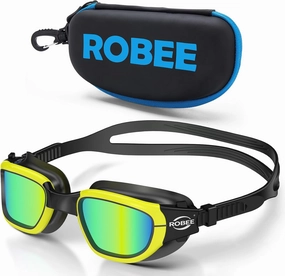 Robee Swimming Goggles, Adult Polarized Swim Goggles for Men Women Youth, Water Pool Glasses