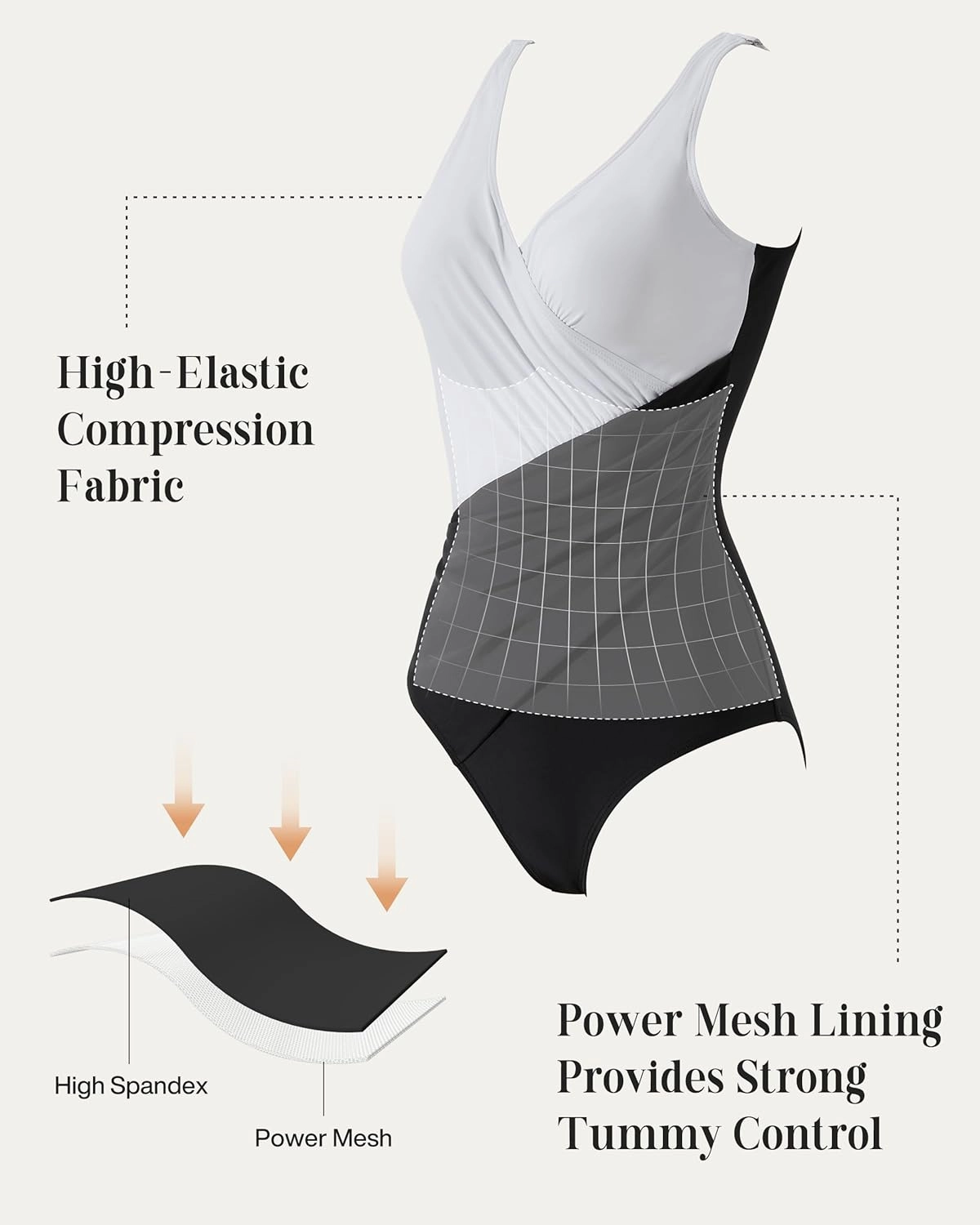 RXRXCOCO Womens One Piece Swimsuits Tummy Control Ruched Criss Cross Bathing Suits V Neck Slimming Swimwear