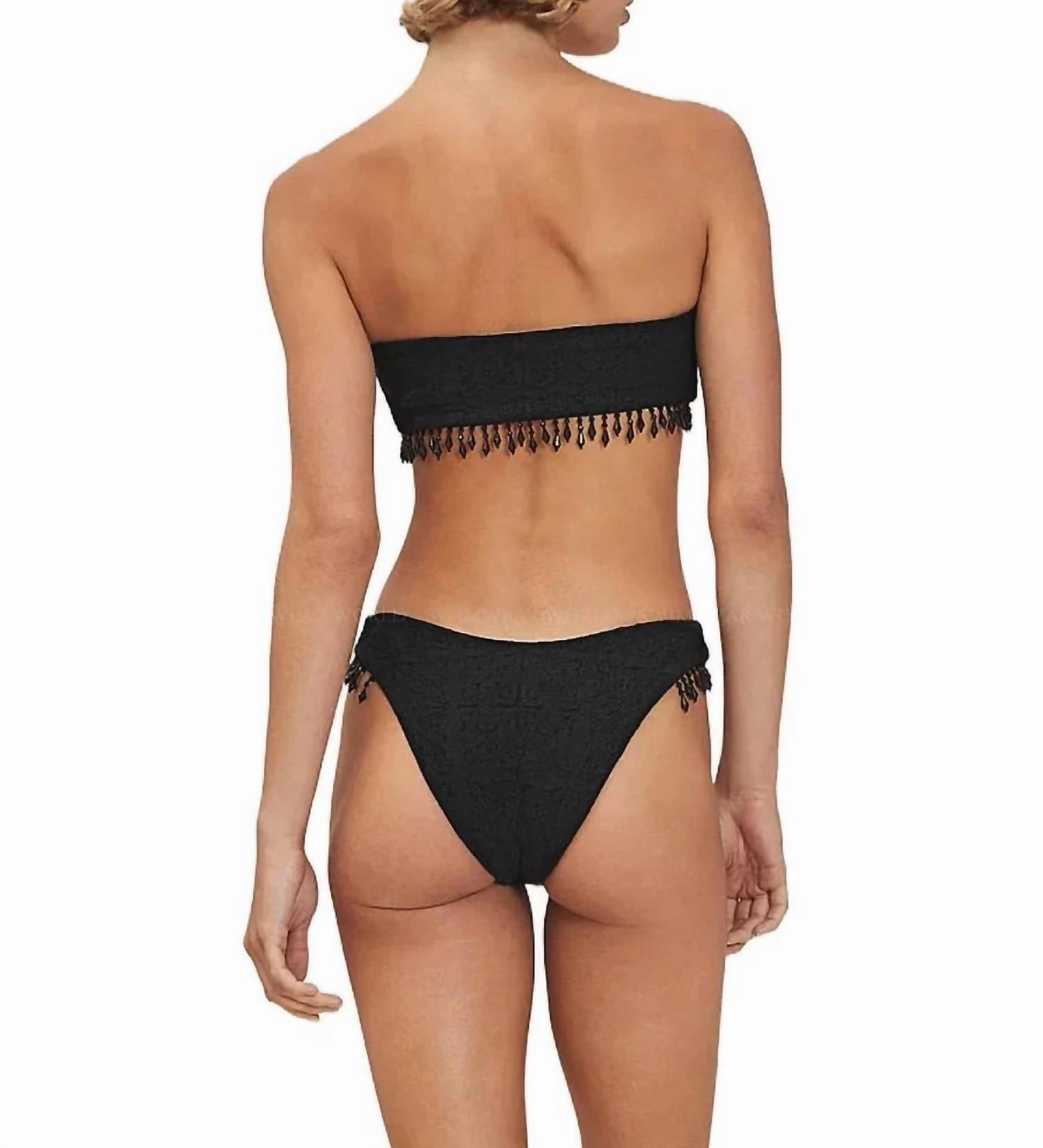 Ryder Top In Textured Black