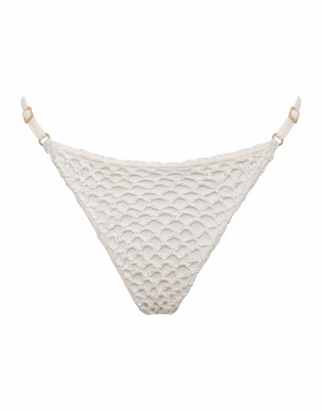 Sal Crochet Bikini Bottom, Pikake