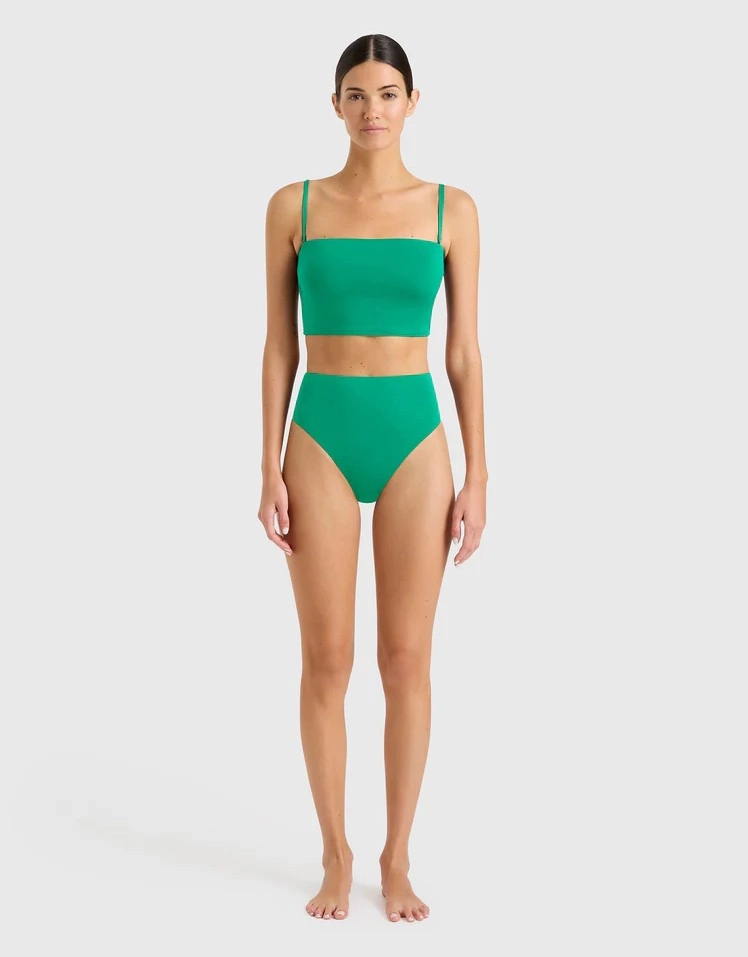 Sandy Bikini Top, Emerald