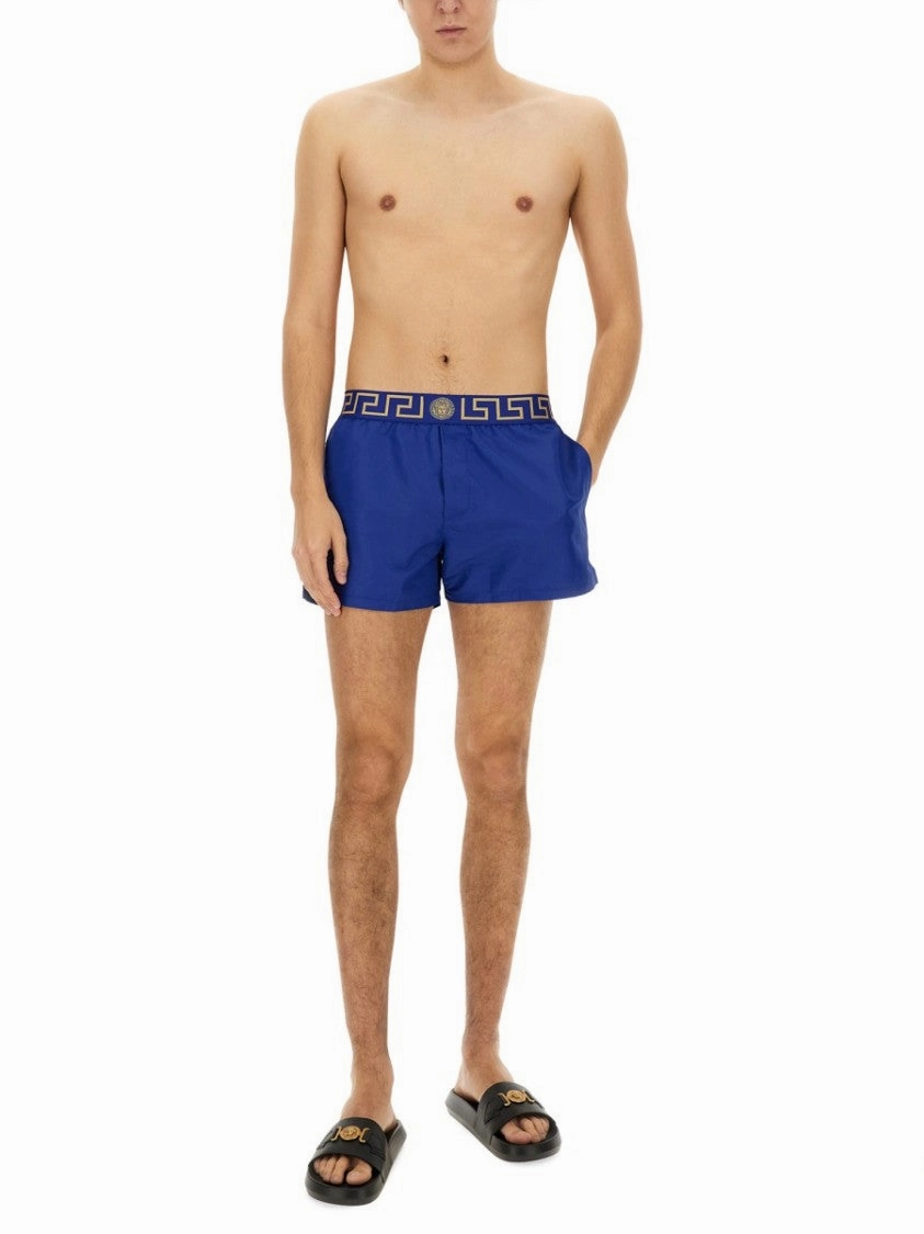 Sea Shorts With Greek Border