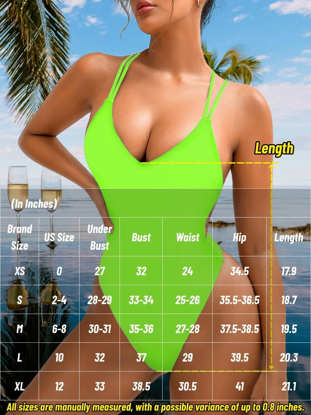 Sexy Swimsuit for Women,Backless Scrunch Butt High Cut Monokini,One Piece Cheeky Bathing Suit Beach Pool Party