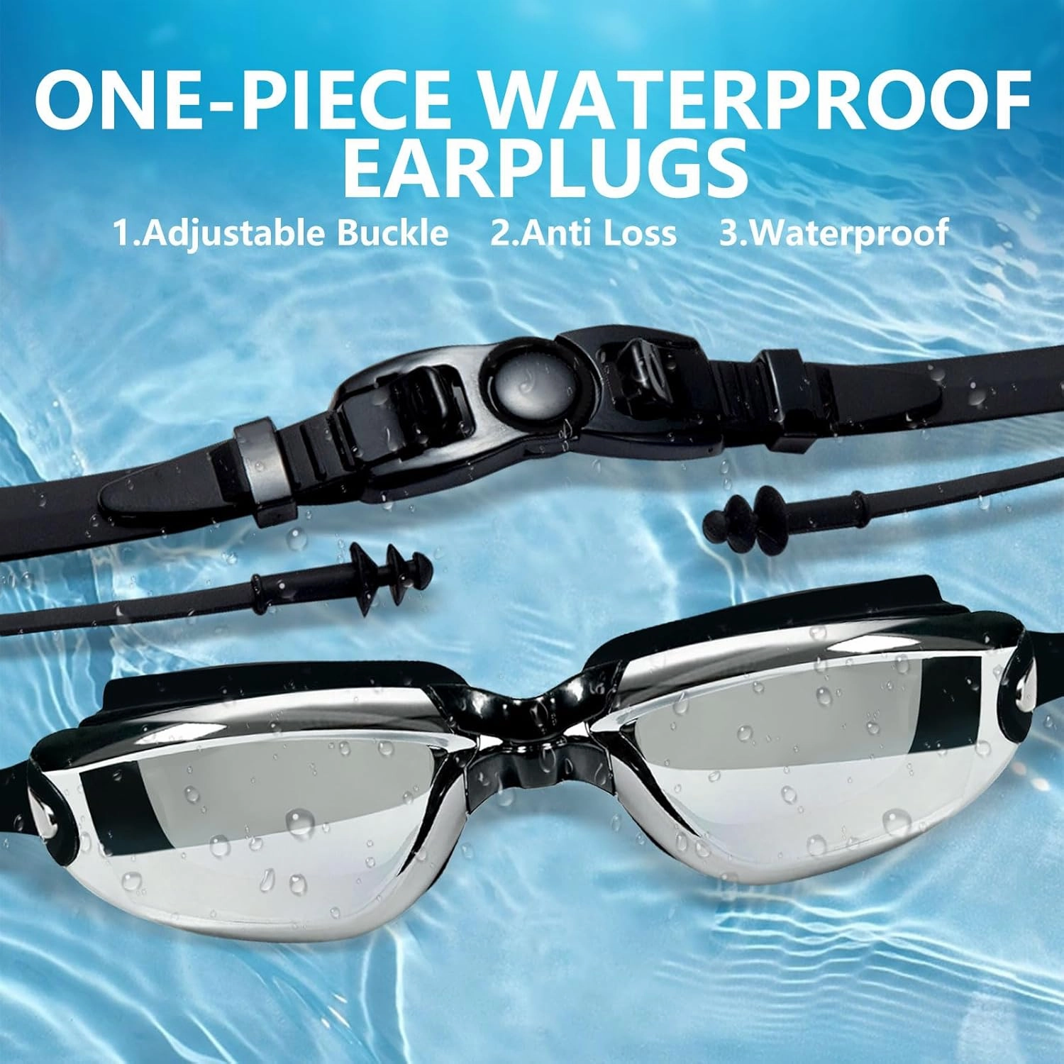 Shortsighted Swim Goggles Nearsighted Swimming Goggles Leakproof Anti Fog Swimming Goggles for Adult Men Women Youth
