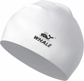 Silicone Swim Cap - Waterproof Non-Slip High Elasticity - Keeps Hair Dry Perfect for Men and Women Large Swimming Cap