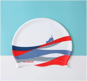 Silicone Swimming Cap, Large Swim Caps Comfortable Bathing Cap to Keep Your Hair Dry Fit for Men & Women Adult Youth