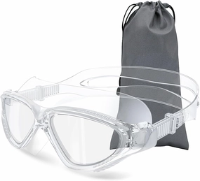 Siliwo 180Panoramic Swim Goggles Adult, Ultra-Comfort Liquid Silicone Anti-Fog/UV Pool & Outdoor Women Men Youth