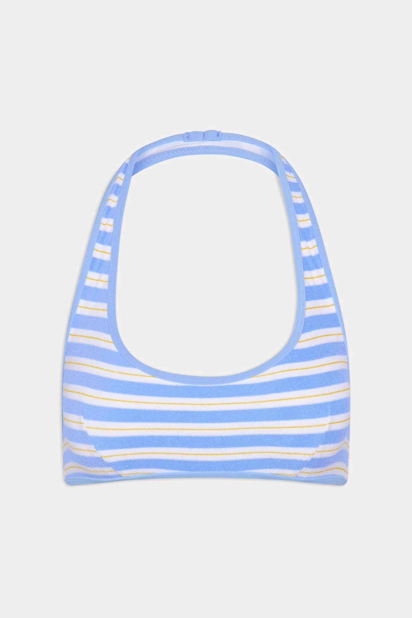 Skyler Striped Halter Bikini Top - Ashbury Stripe