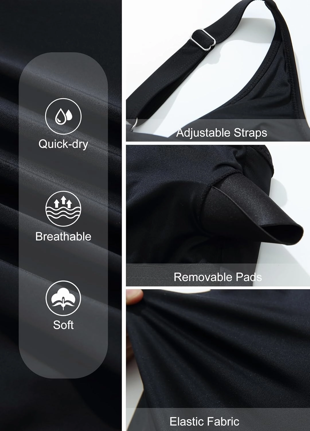 Smismivo Strapless Tummy Control One Piece Swimsuits for Women Bandeau Tube Top Bathing Suit Slimming Ruched Retro Swimwear