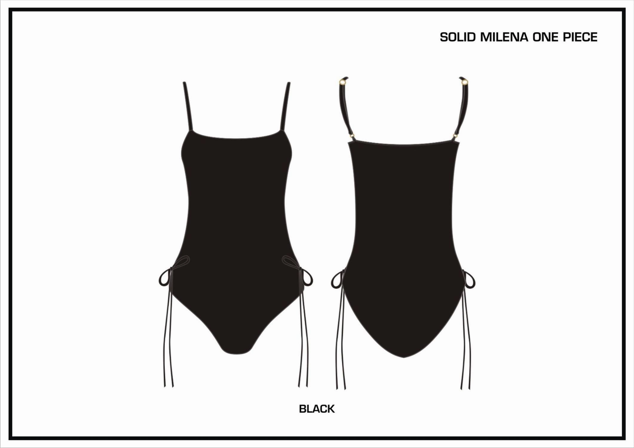 So Solid Milena Cheeky One Piece In Black