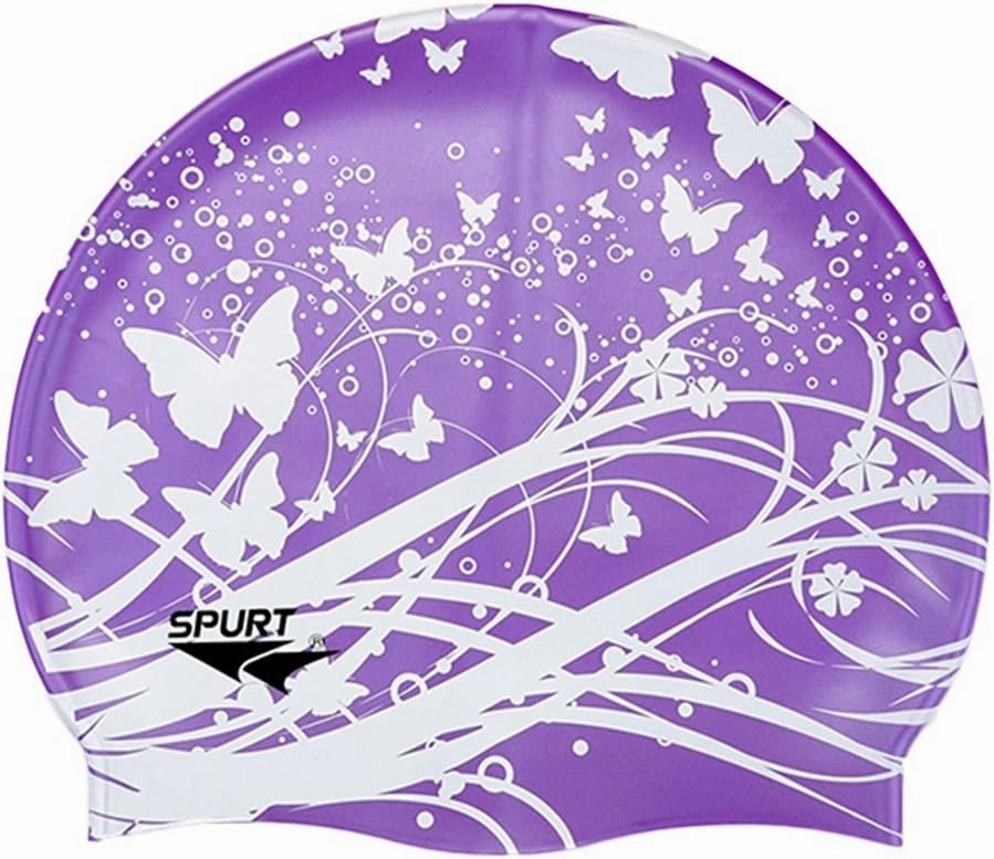 Soft Waterproof Silicone Swim Cap Girls Summer Pool Sea Swimming Cap Bathing Haircare Hat for Long Hair