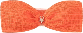 SOLY HUX Women's Bandeau Bikini Top Strapless Swimsuit O Ring Bathing Suit Tube Top