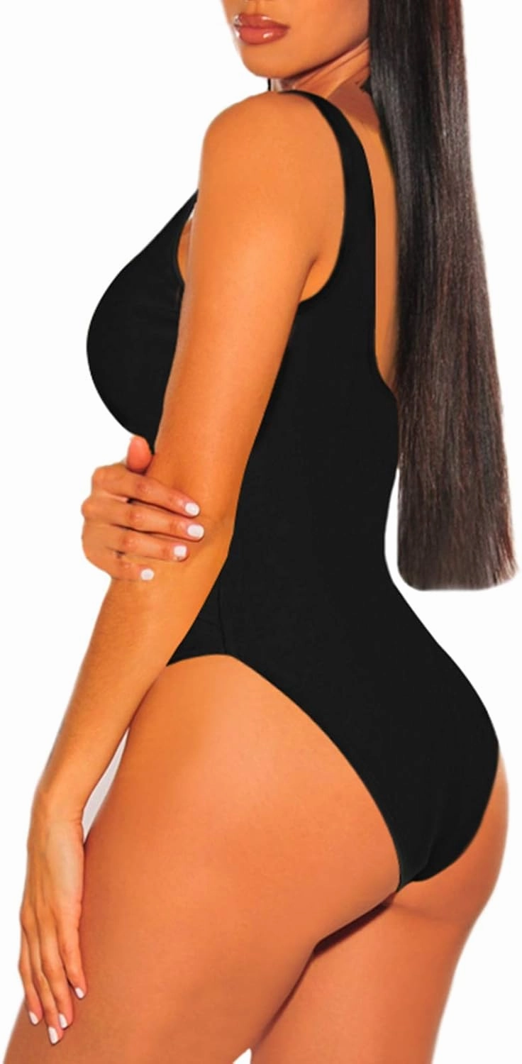 Sovoyontee Women's Sexy One Piece Swimsuits Cheeky Bikini Bathing Suit