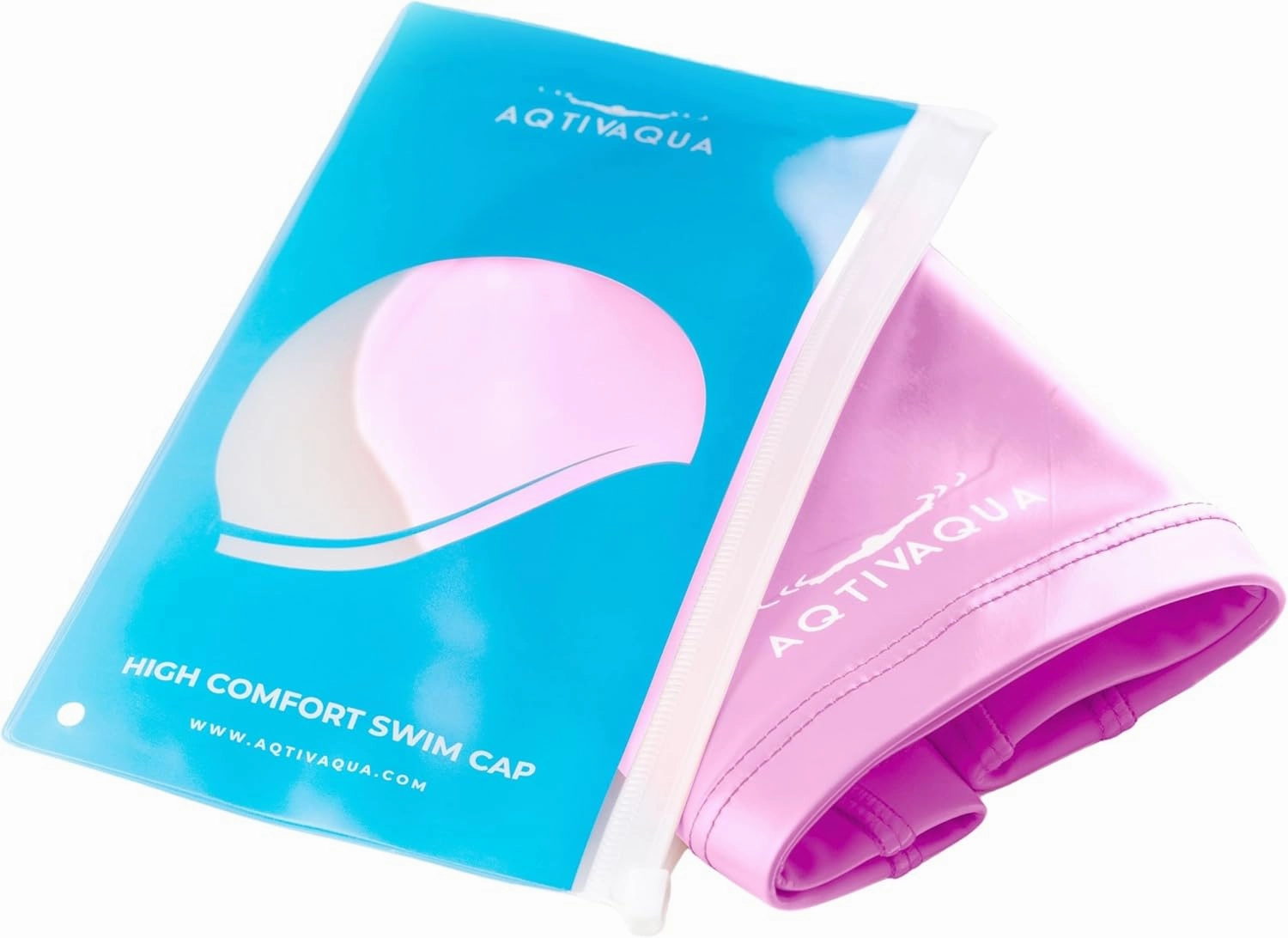 Spandex Swim Cap with Protective Layer // Comfortable Swimming Cap for Women Men Adult and Kids
